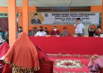Persoalan Air Bersih dan Banjir Jadi Keluhan Masyarakat Limbungan Baru Pekanbaru