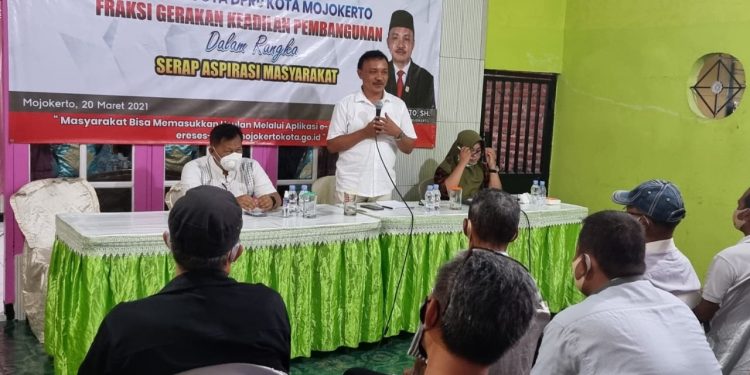 Fraksi Gerindra DPRD Kota Mojokerto Tampung Keluhan Masyarakat Terkait Dua Hal Penting