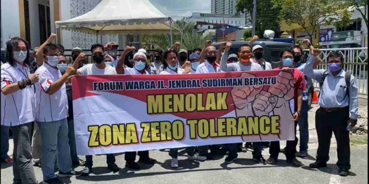 Warga Sepanjang Klandasan Ilir Tolak Zona Zero Tolerance