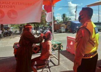 Jelang lebaran, Polres Sukamara perketat pengamanan pos pelayanan dan penyekatan Ops Ketupat Telabang 2021