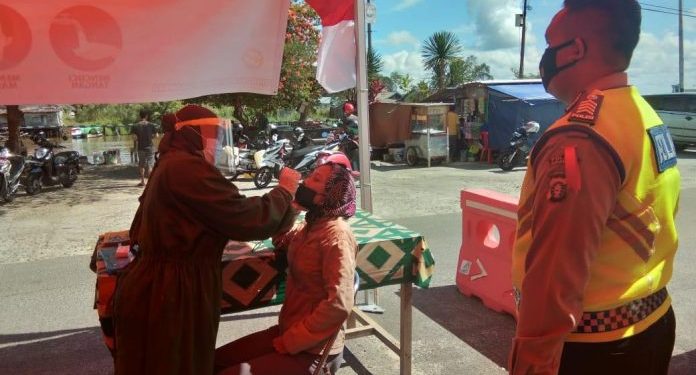 Jelang lebaran, Polres Sukamara perketat pengamanan pos pelayanan dan penyekatan Ops Ketupat Telabang 2021