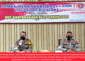 Jelang HUT BHAYANGKARA, 16 BHABINKAMTIBMAS Meriahkan Lomba CANDI POLRES BLORA, Terbaik Ke Tingkat POLDA