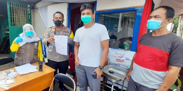 Polsek Cikancung Siapkan Rapid Test dan Swab Gratis Bagi Para Pengemudi Roda 2 dan 4