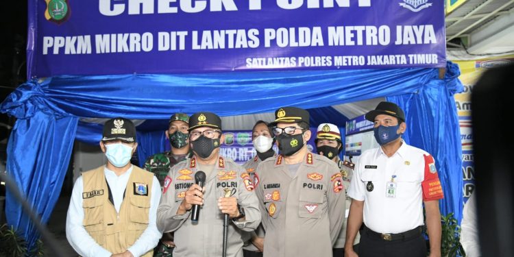 Tekan Zona Merah Covid-19, Kakorlantas Minta Check Point PPKM Mikro Dimaksimalkan