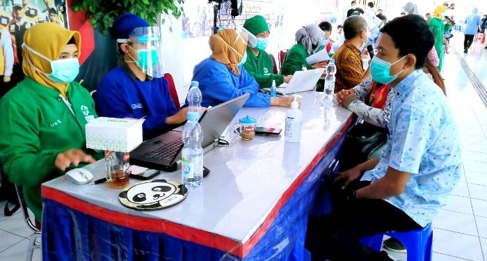 Lampaui Target, Vaksinasi Massal di Tujuh Tempat Wonogiri