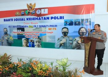 Sambut HUT Bhayangkara, Polda Sumbar Gelar Bakti Kesehatan