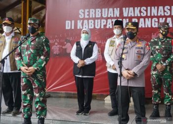Tekan Covid-19 di Bangkalan, Marsekal Hadi dan Jenderal Listyo Rangkul Tokoh Agama