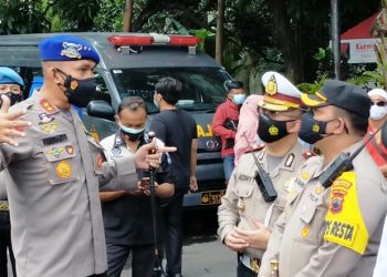 Mabes Polri Cek Pos Penyekatan di Kota Solo