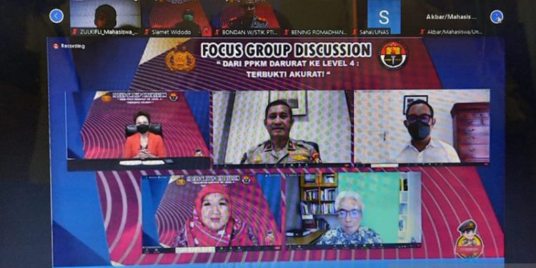 Divisi Humas Polri gelar ‘FGD’ apresiasi hasil positif PPKM Darurat