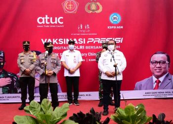 KSPSI  dan Polri Akan Gelar Vaksinasi untuk 15.000 Buruh di Bandung