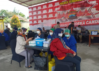 Pemkab Temanggung Bersama TNI-Polri Genjot Vaksinasi Pekerja