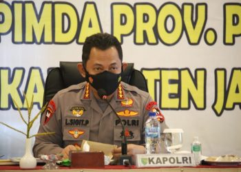 Pimpin Rapat Forkopimda Jayapura, Kapolri Tekankan Kesiapan PON dan Penanganan Covid-19