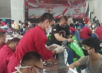 Ratusan Ojek Online di Salatiga Ikuti Vaksin Merdeka Candi, Ini Harapan Mereka