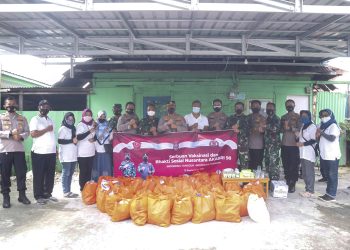 Alumni Akabri 1998 “Nawahasta” Kaltim Berbagi Sembako Ditengah Pandemi Covid-19