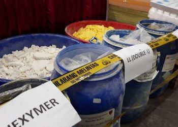 Bareskrim Ungkap Pabrik Besar Obat Keras Ilegal