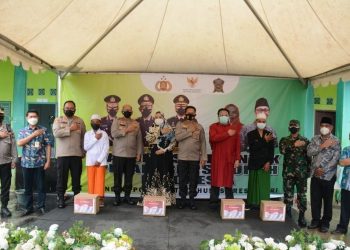 Kapolda Kepri Tinjau Pelaksanaan Vaksinasi Merdeka di Pesantren Ya Husnayah Hidayatulah Mubtadin