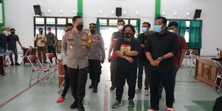 Kapolres Sukoharjo Tinjau Kesiapan Vaksinasi Sinergitas Polri dan Mahasiswa di Kampus UIN