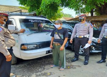 Satlantas Polres Pekalongan Fokus Melaksanakan Sosialisasi Protokol Kesehatan