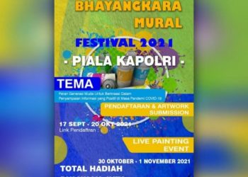 Bhayangkara Mural Festival 2021, Buruan! Polda Kalsel Masih Buka Pendaftaran