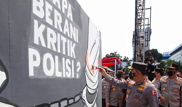 Buka Festival Mural, Kapolri: Bukti Menghormati Kebebasan Berekspresi