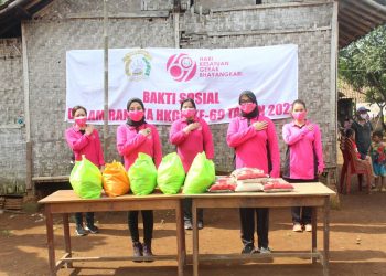 Peringati HKGB ke-69, Bhayangkari Daerah Banten Melaksanakan Bakti Sosial