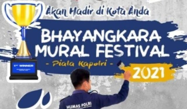 Polri Gelar Festival Mural Piala Kapolri 2021