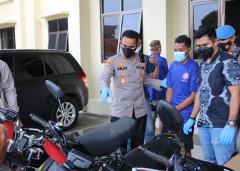 Masih Nekat Maling Motor, Empat Residivis Curanmor Berhasil Diringkus Satreskrim Polres Pandeglang