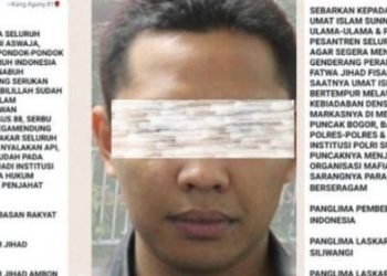 Penyebar Seruan Jihad Lawan Densus 88 dan Bakar Polres, Pelakunya Ternyata Seorang…
