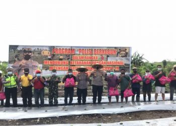 Polres Badung Upayakan Ketahanan Pangan Lewat ‘Polisi Berkebun’