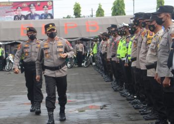 Polres Tegal Kota Gelar Apel Kesiapsiagaan Penanggulangan Bencana Alam