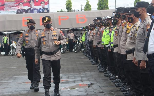 Polres Tegal Kota Gelar Apel Kesiapsiagaan Penanggulangan Bencana Alam