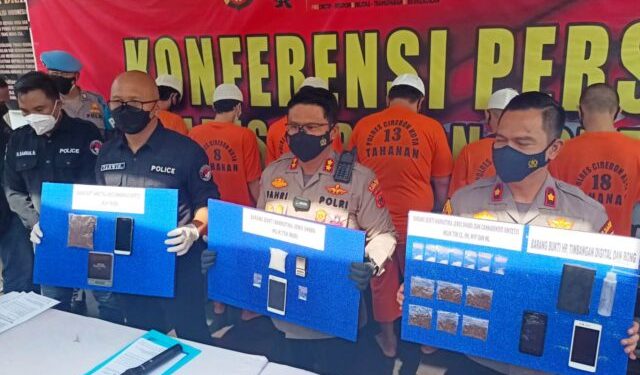 Sat Narkoba Polres Ciko Ungkap Enam Kasus Penyalahgunaan Narkotika Jenis Sabu dalam Sepekan
