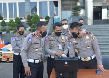 Korlantas Sediakan Timbangan Portabel Pengukur Muatan Kendaraan