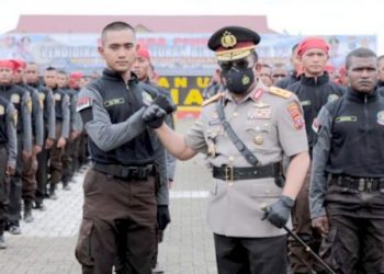 Kapolda Sumut Pimpin Upacara Penutupan Pendidikan Bintara Polri T.A 2021 di SPN Hinai