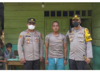SAD di Pamenang Lulus Jadi Polisi, Kapolres Ucapkan Selamat Natal