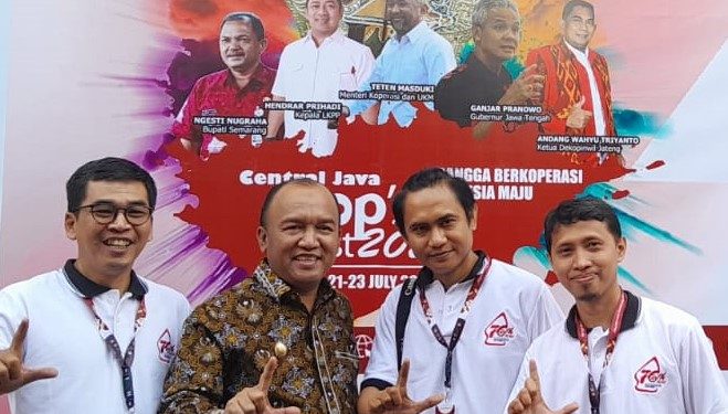 Dr Jumadi Hadiri Puncak Peringatan Hari Koperasi Tingkat Jawa Tengah
