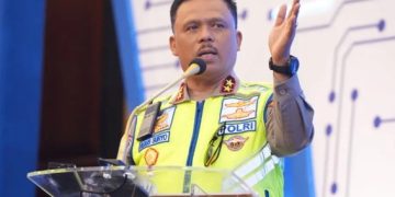 Kakorlantas Polri pada Rapat Evaluasi Regident dan Rakernis Gakkum 2025 2